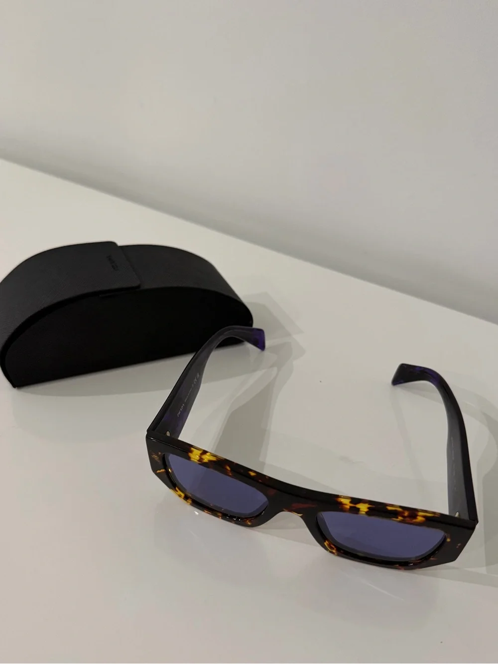 Prada bold tortoiseshell